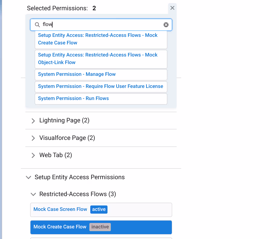 Using the Finder for selections.